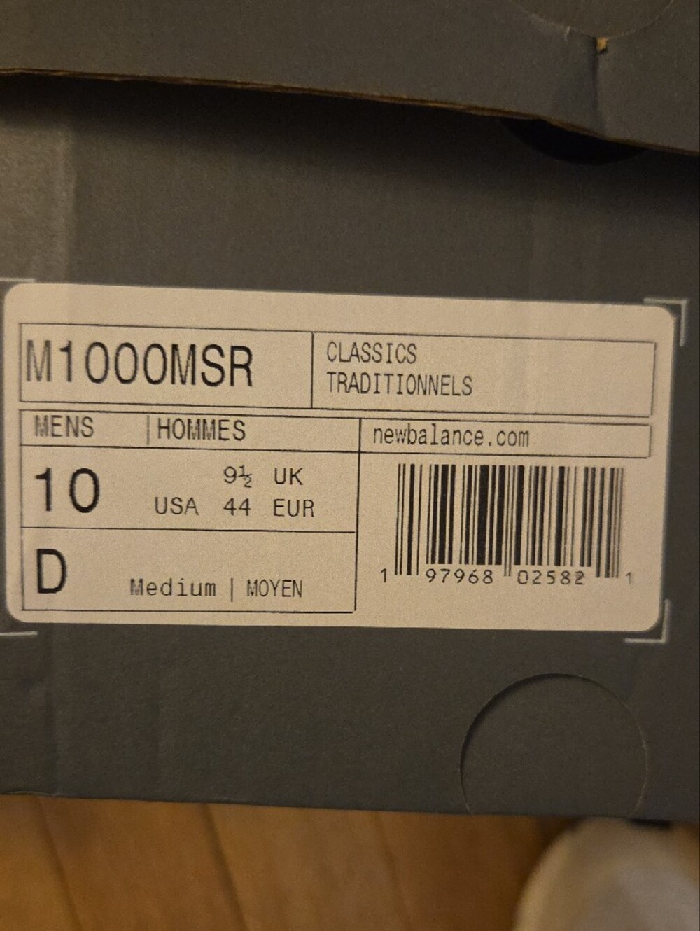 Red NEW BALANCE 1000 MSR ...RARE!! - Picture 3 of 11